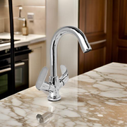 DONATO BRASS CENTER HOLE BASIN MIXER -DAISY