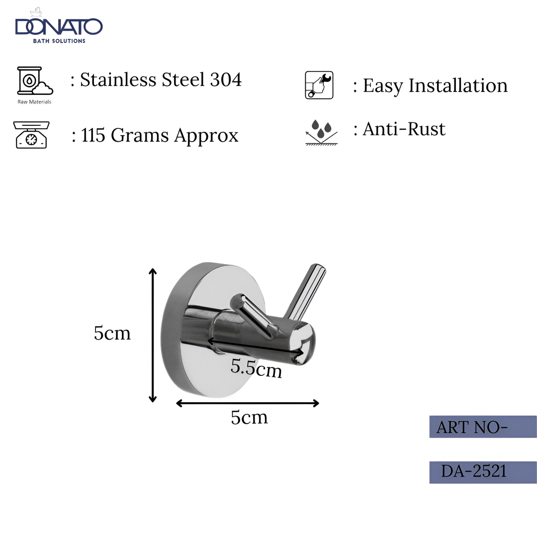 ROBE HOOK- TULIP S.S. 304