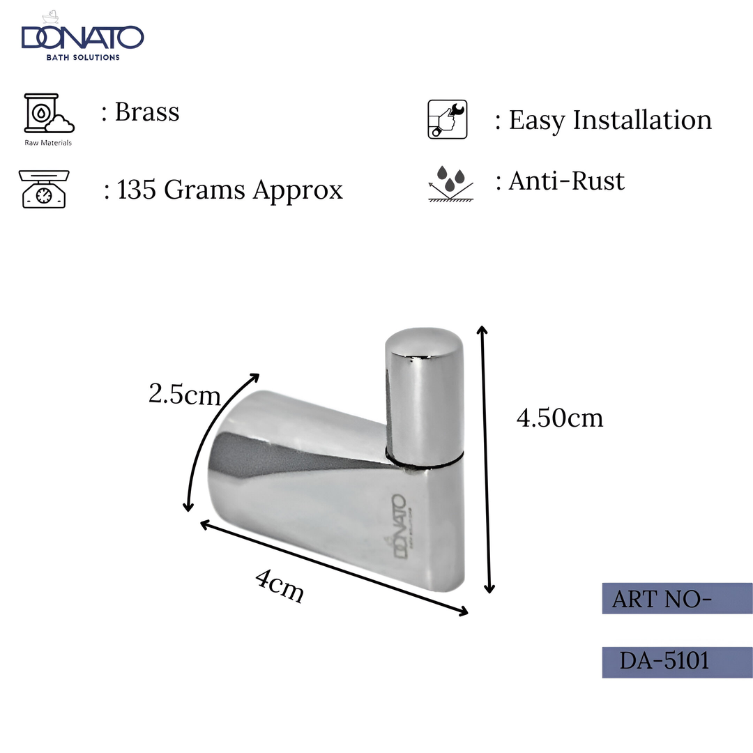 ROBE HOOK- DELEGATE BRASS