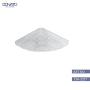 SHELF CORNER 5 IN 1 -ACRYLIC BATH ACCESSORIES