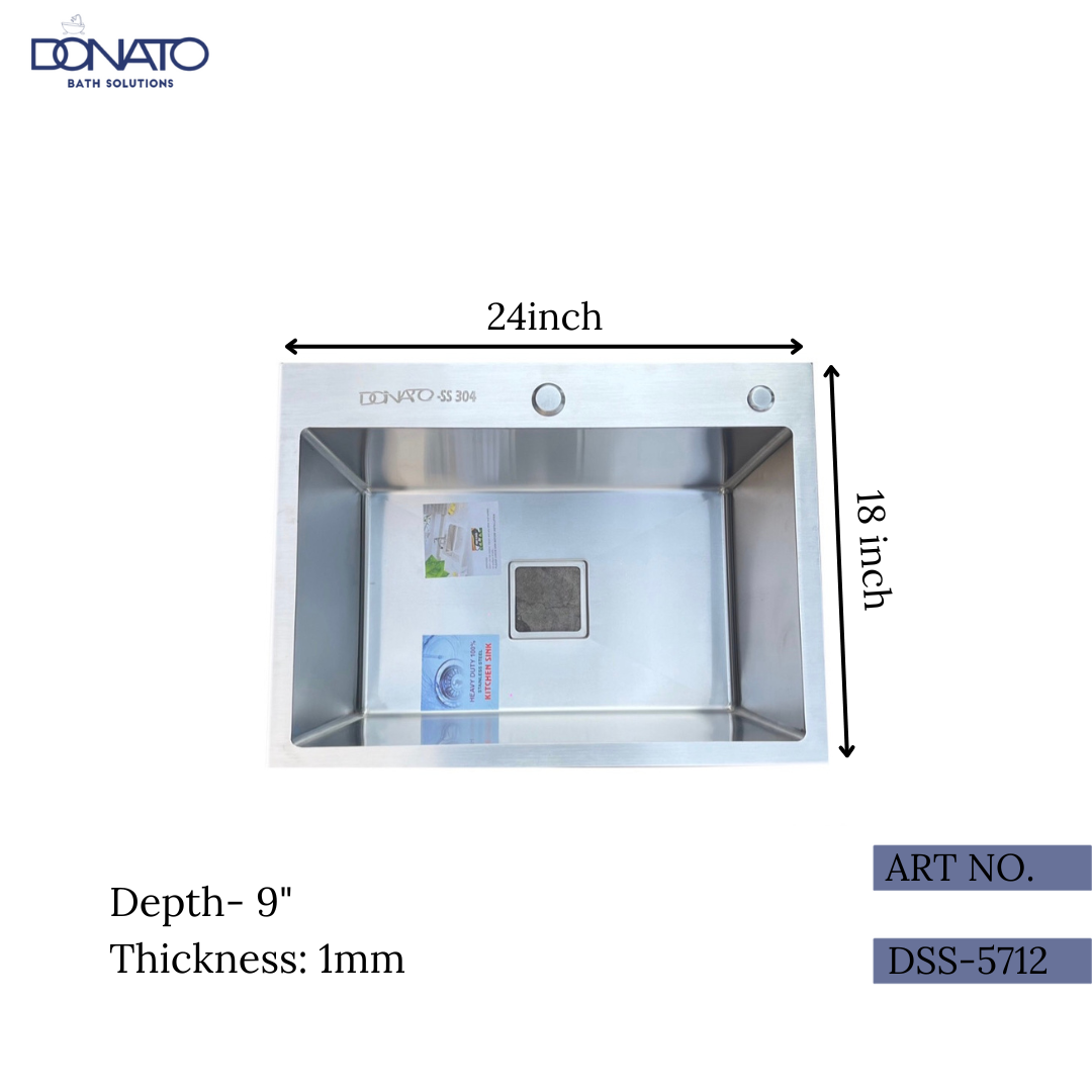 KITCHEN SINK: JINDAL STEEL 304 GRADE