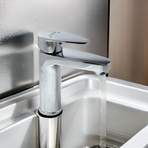 DONATO BRASS SINGLE LEVER BASIN MIXER -DESSERT