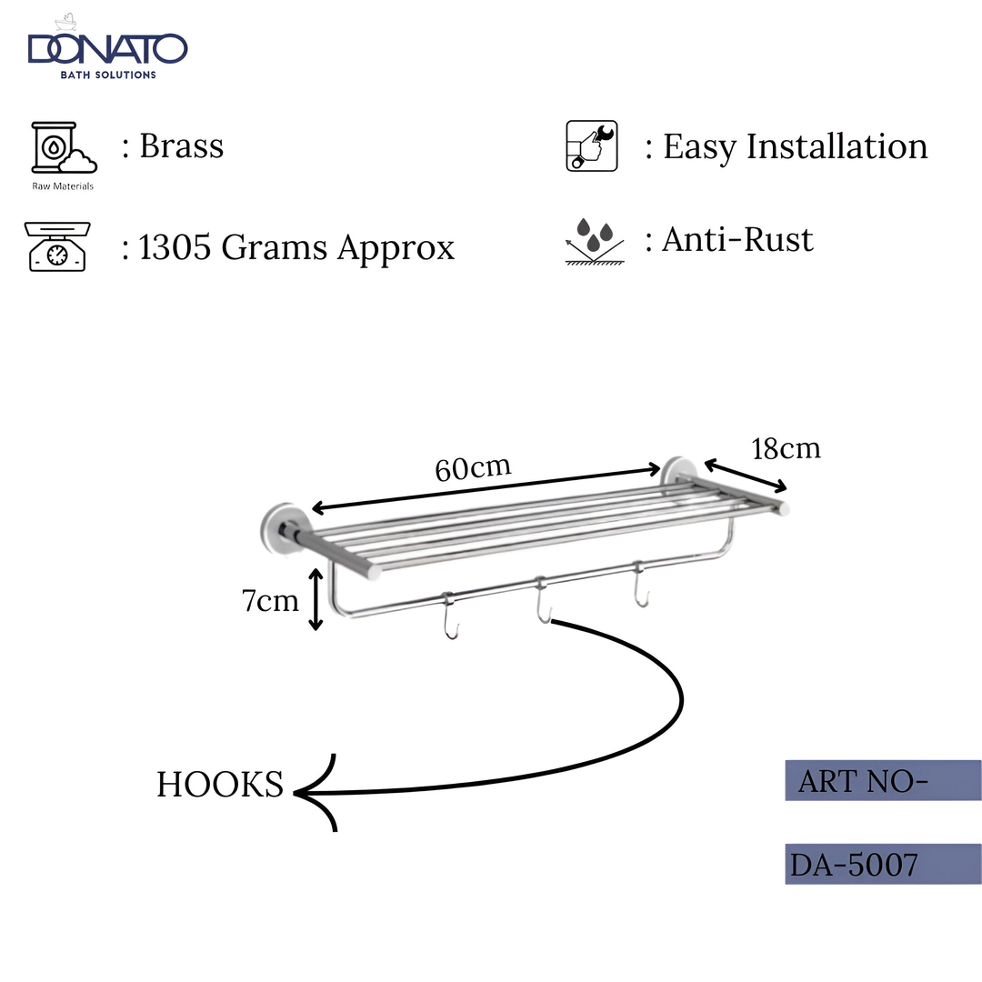 TOWEL RACK 24”- DRAKE BRASS