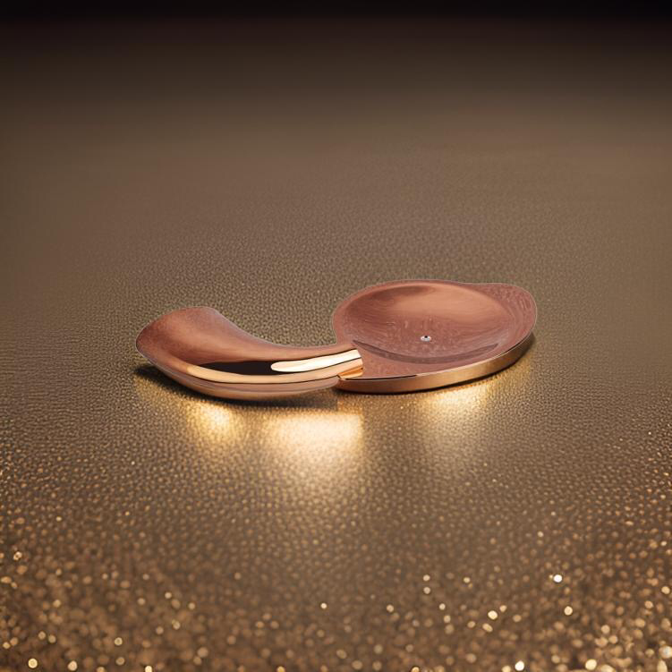 DONATO SOAP DISH-DROPLET ROSE GOLD(BRASS)