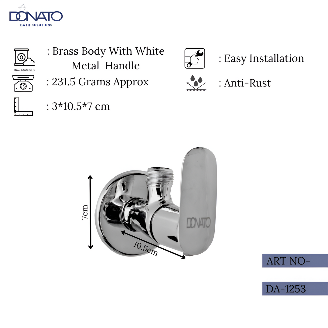 BRASS ANGLE VALVE -DAISY