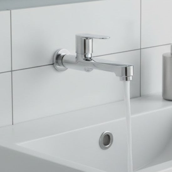 Donato's Long Nose Wall Mounted Faucet - Daisy