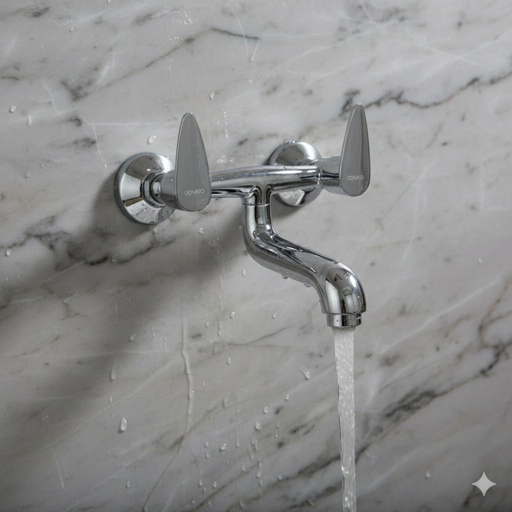 DONATO BRASS WALL MIXER NON-TELEPHONIC -DESSERT