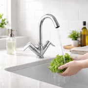 DONATO BRASS CENTER HOLE BASIN MIXER-DOLCE