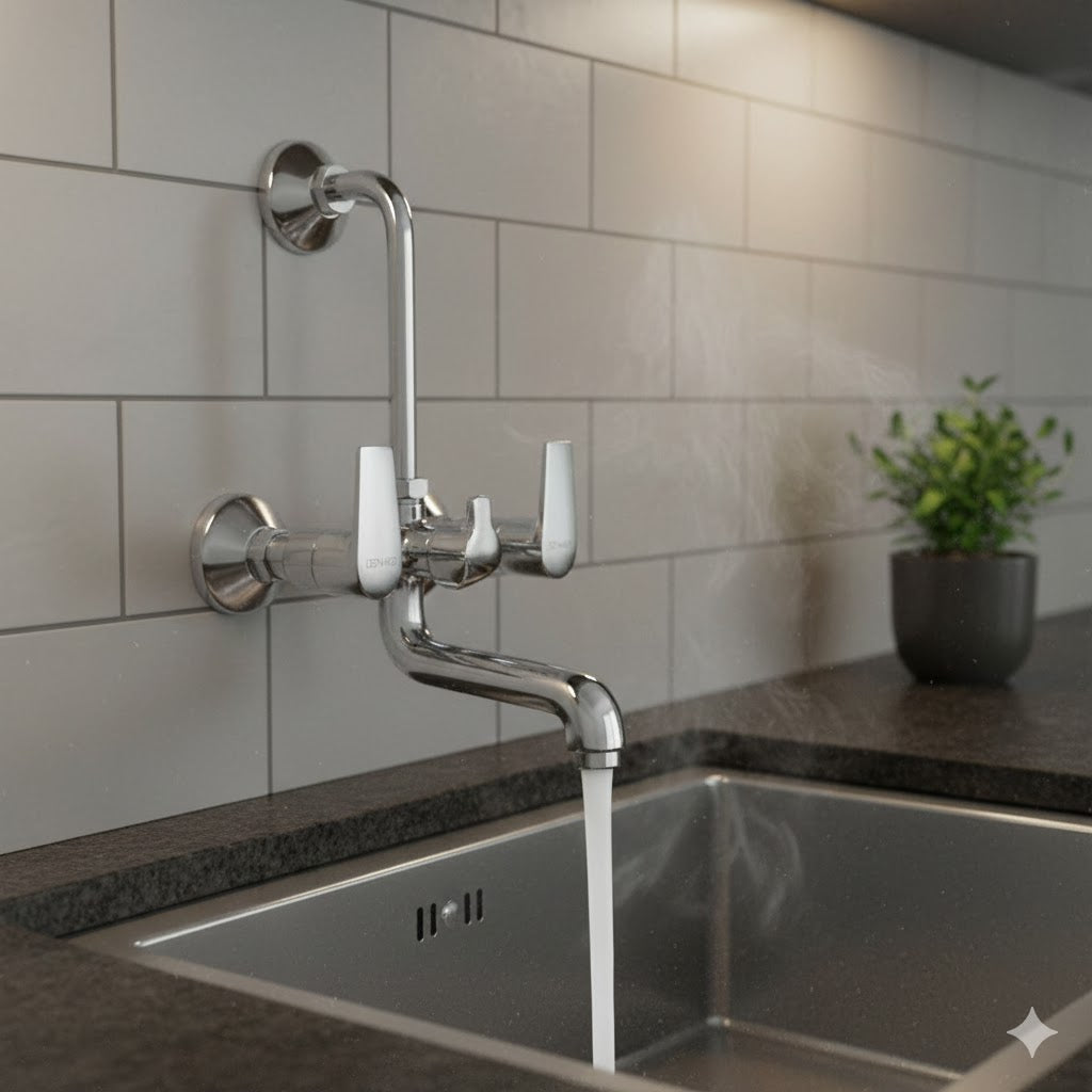 DONATO HOT AND COLD WALL MIXER L-BLEND-DOLCE