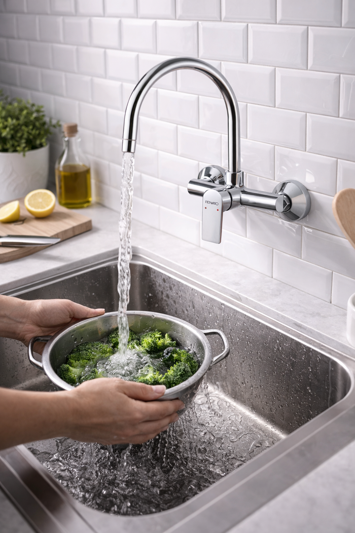 DONATOSINGLE LEVER SINK MIXER WALL MOUNTED- DOLCE