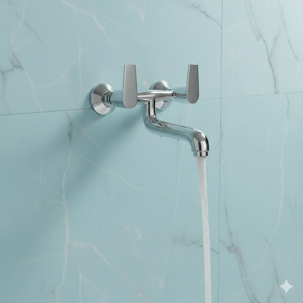 DONATO BRASS WALL MIXER NON-TELEPHONIC- DOLCE