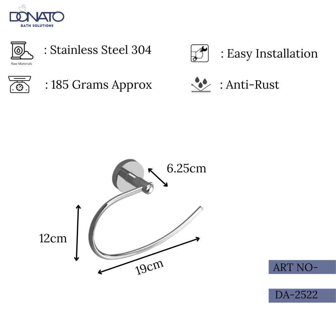 TOWEL RING- TULIP S.S 304