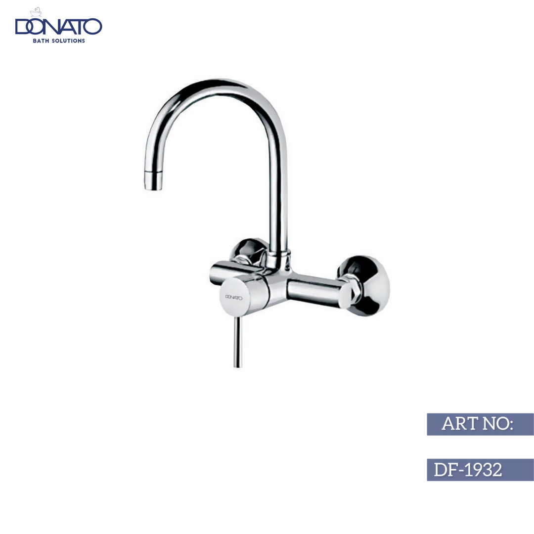 DONATO SINGLE LEVER SINK MIXER WALL MOUNTED- FLORENTINE