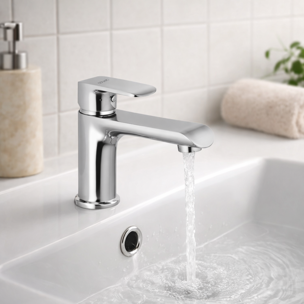 GRACE Single Lever Basin Mixer - Modern Bathroom Faucet