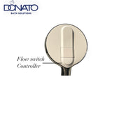 DOPE TELEPHONIC HAND SHOWER  WITH ABS HOOK AND 1.5 MTRS. SHOWER TUBE