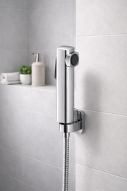 DANISH CLICK BUTTON HEALTH FAUCET WITH 1.0 MTRS. HD SHOWER TUBE AND HOOK