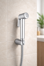 DIFE CLICK BUTTON HEALTH FAUCET WITH 1.0 MTRS. HD SHOWER TUBE AND HOOK