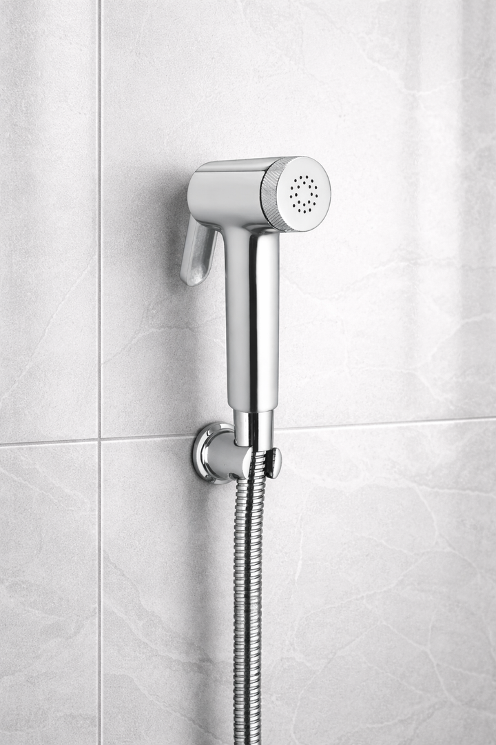 DIG CLICK BUTTON HEALTH FAUCET WITH 1.0 MTRS. HD SHOWER TUBE AND HOOK