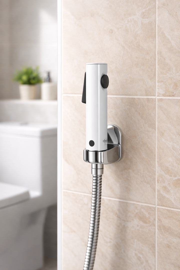DIVE CLICK BUTTON HEALTH FAUCET WITH 1.0 MTRS. HD SHOWER TUBE AND HOOK