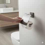 DONATO PAPER HOLDER WITH LID- REPLAY BLACK