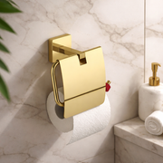 DONATO PAPER HOLDER WITH LID- REPLAY FRENCH GOLD