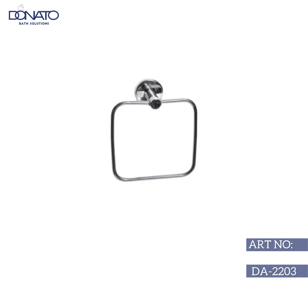 DONATO CONCEALED SQUARE TOWEL RING