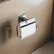 DONATO PAPER HOLDER WITH LID- ASTER S.S 304