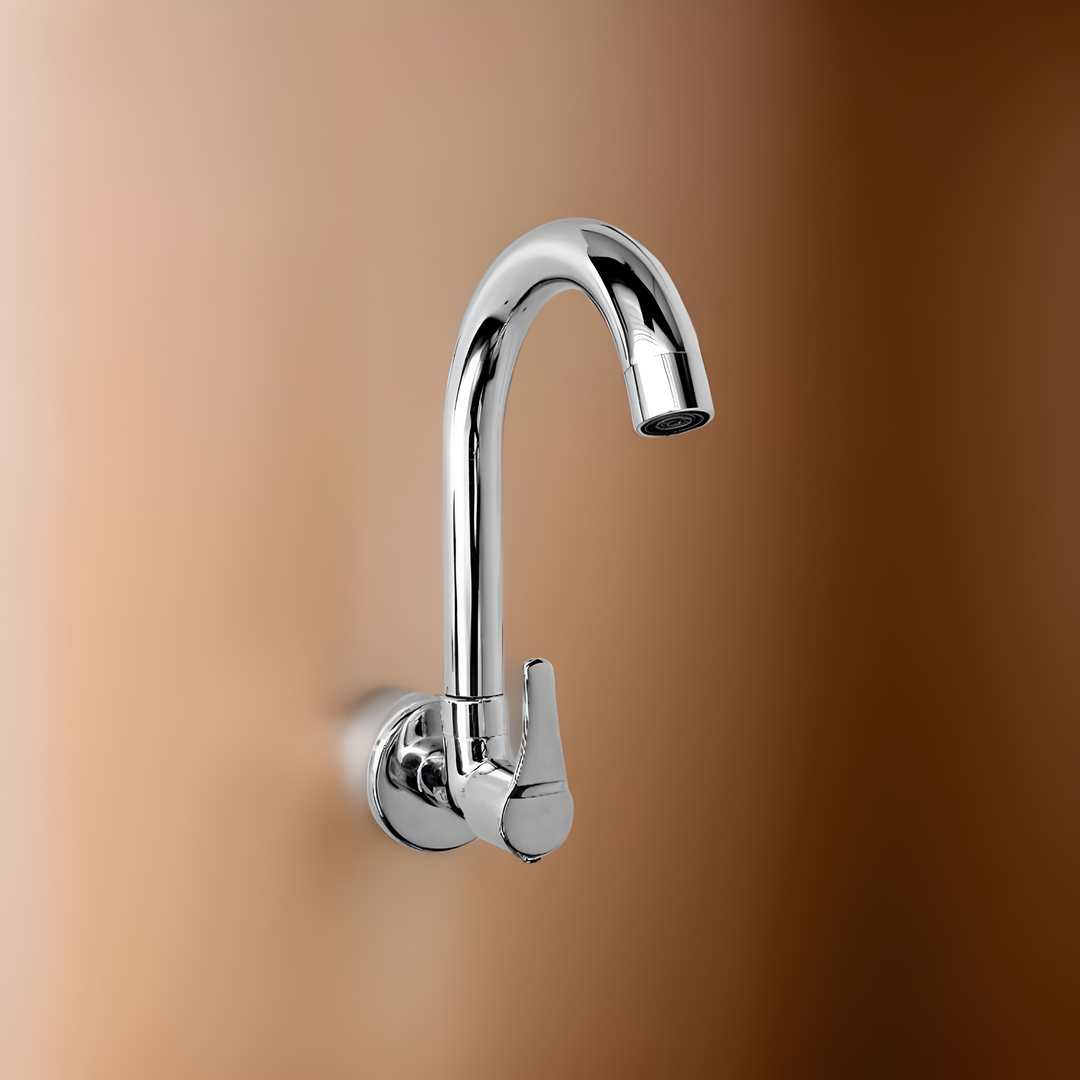 Easy-to-use sink cock with a lever handle, providing reliable water flow in residential and commercial settings