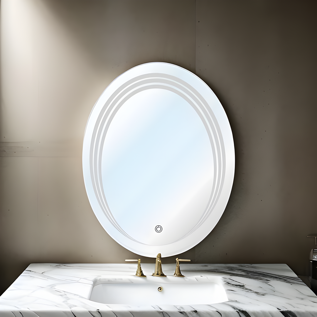 OVAL SHAPED LED MIRROR