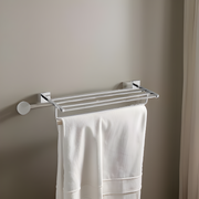 DONATO TOWEL RACK 24”- REPLAY BRASS