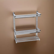 elegent double shelf with towel rode