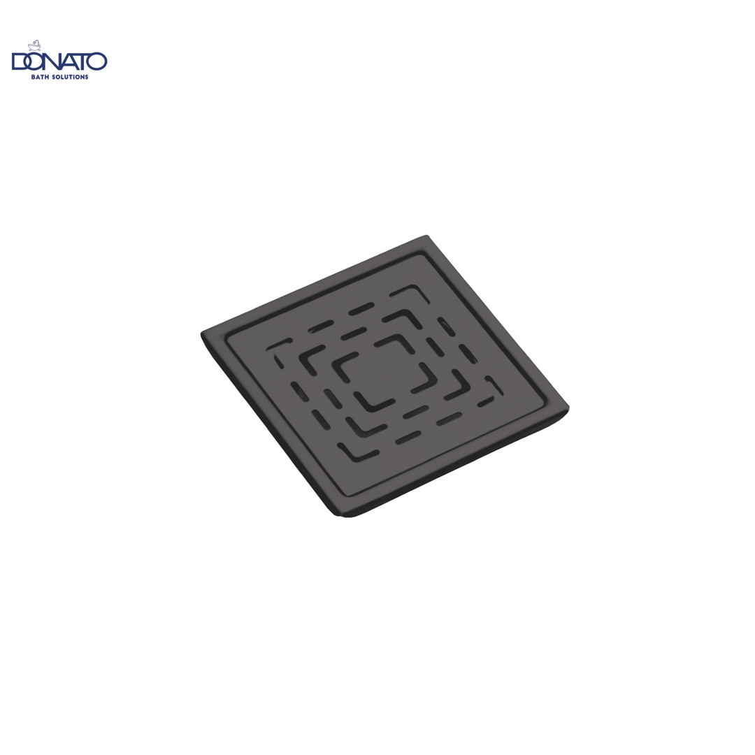 ZEN PLAIN 6"x6"  MATT BLACK - SS 304 GRATINGS