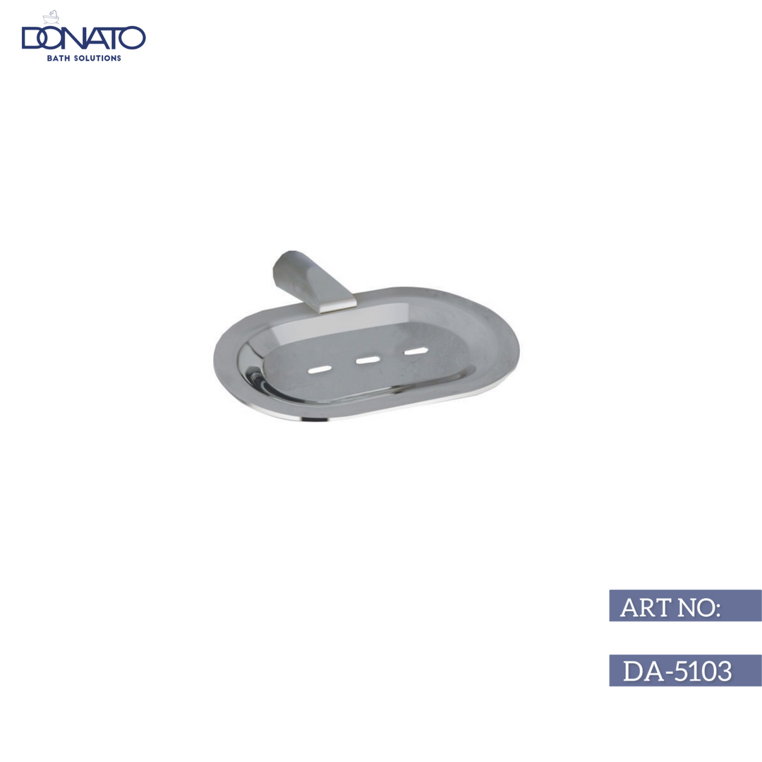 DONATO SOAP DISH- DELEGATE BRASS