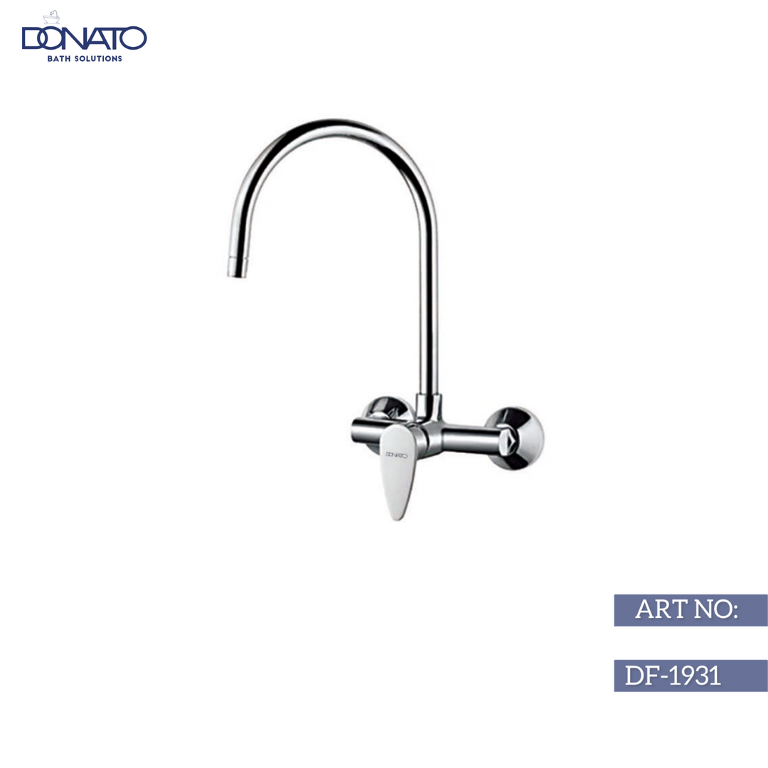 Contemporary single lever sink mixer with a ceramic cartridge for smooth operation and long-lasting performance.