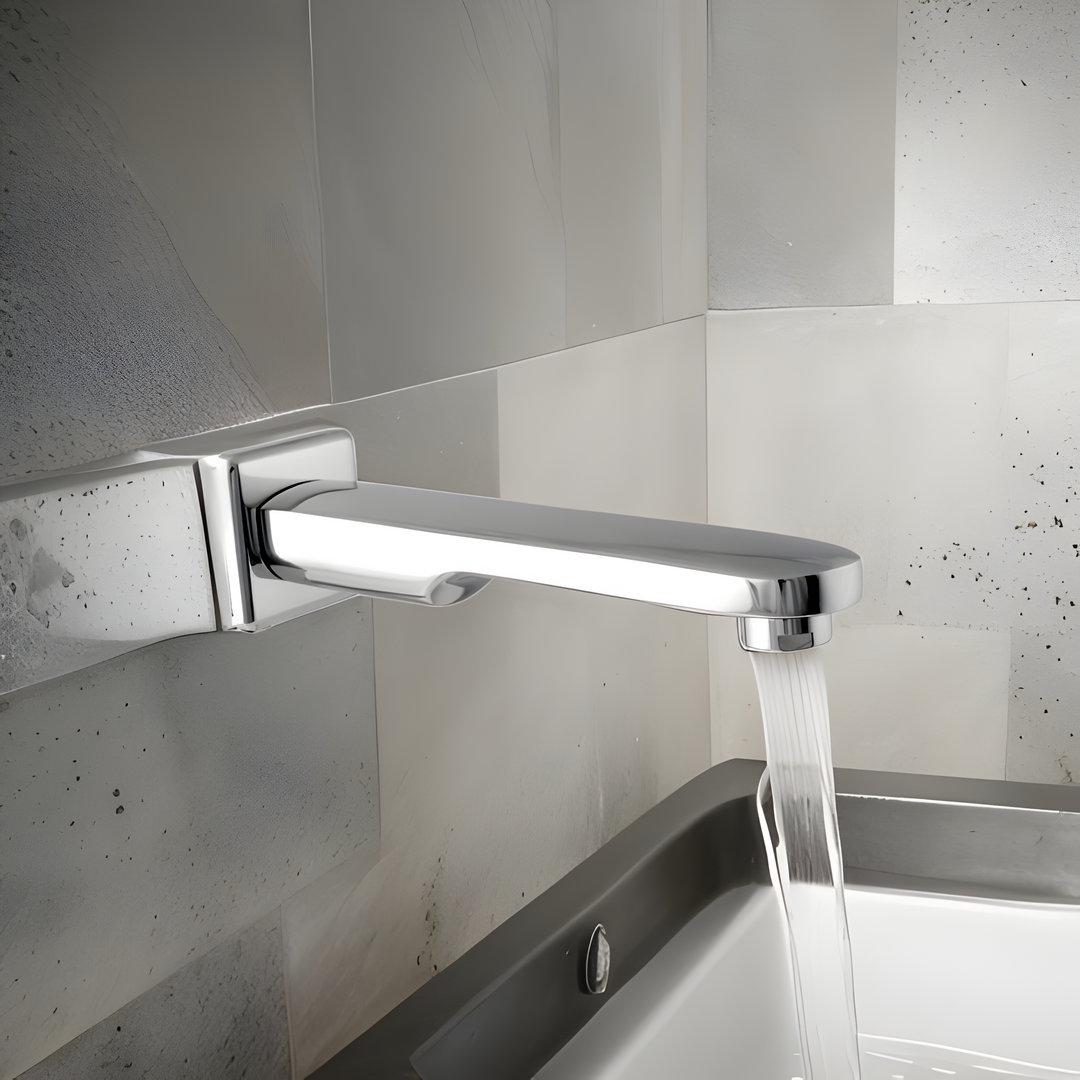 Elegant plain spout designed for easy installation in various plumbing applications