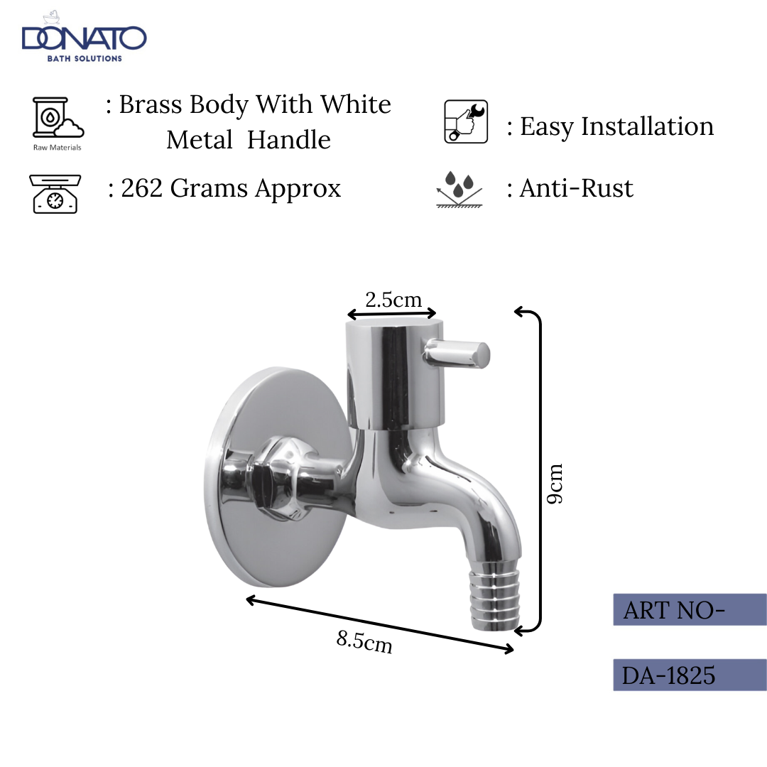 Brass dew Bib Cock - Reliable Water Control for Outdoor Spaces