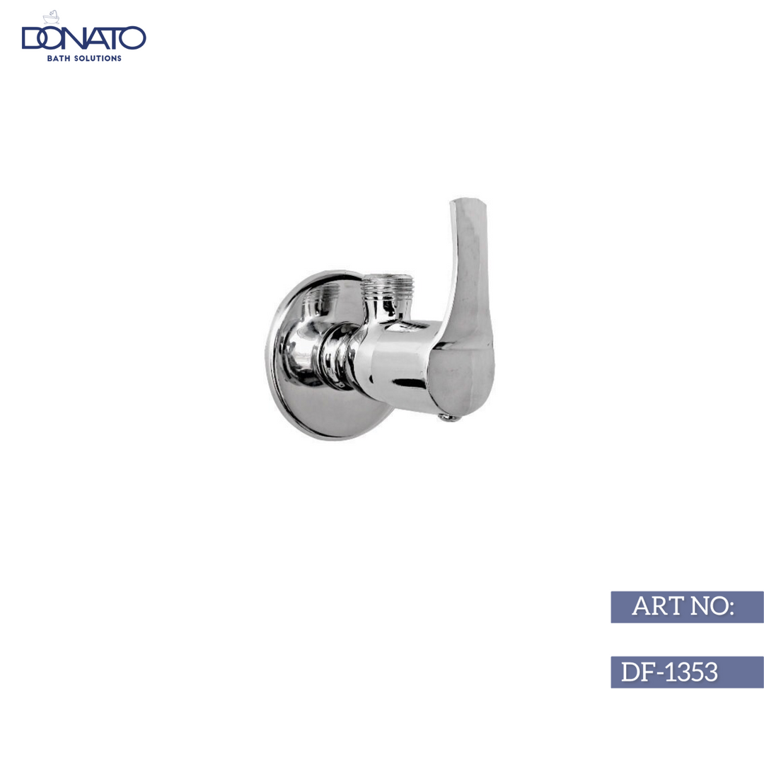 Reliable angle valve with a ceramic disc cartridge for smooth operation and long-lasting durability.