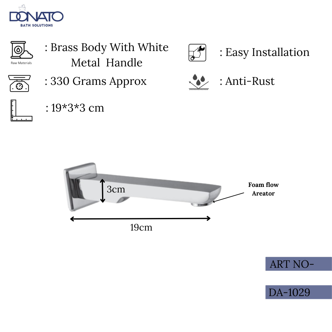 Durable spout designed for smooth operation.