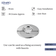 Rust-resistant CP flange ideal for both indoor and outdoor use.