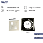 Anti-slip floor gratings for enhanced safety in wet environments.