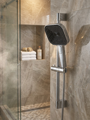 DRIZZLE SQUARE HAND SHOWER WITH 1.5 MTRS. SHOWER TUBE AND SHOWER HOOK
