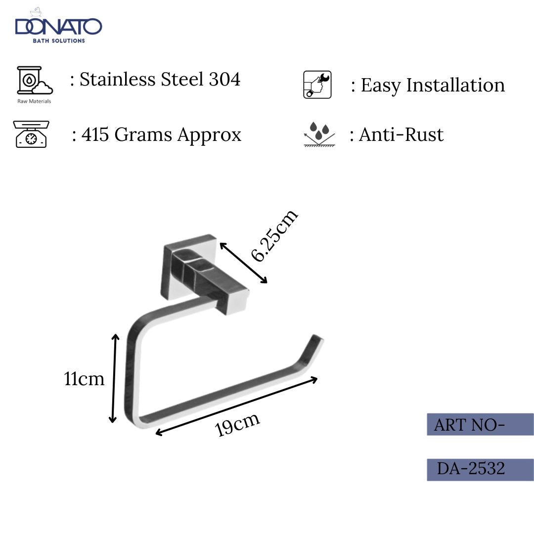 DONATO TOWEL RING-ASTER S.S 304