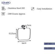 DONATO CONCEALED SQUARE TOWEL RING