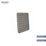 Luxurious rain shower head with a wide spray for a spa-like experience.