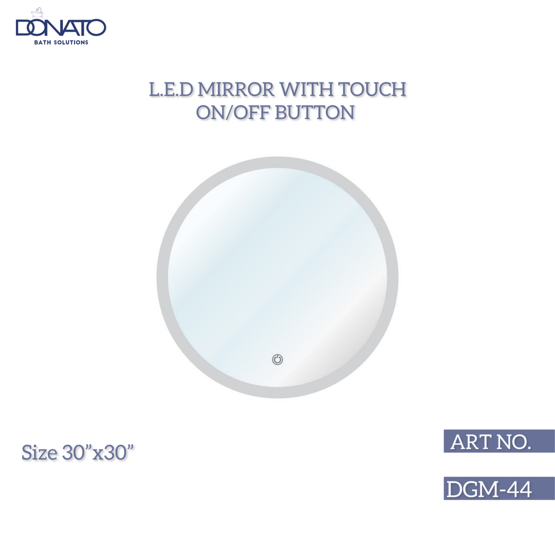 ROUND LED PLAIN MIRROR