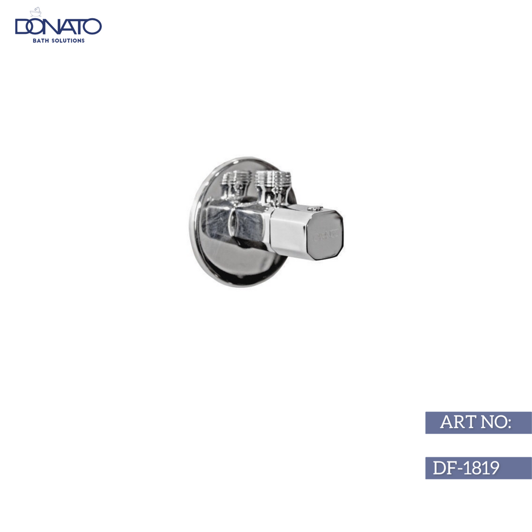 DONATO BRASS ANGLE VALVE- SQUARE PLUS