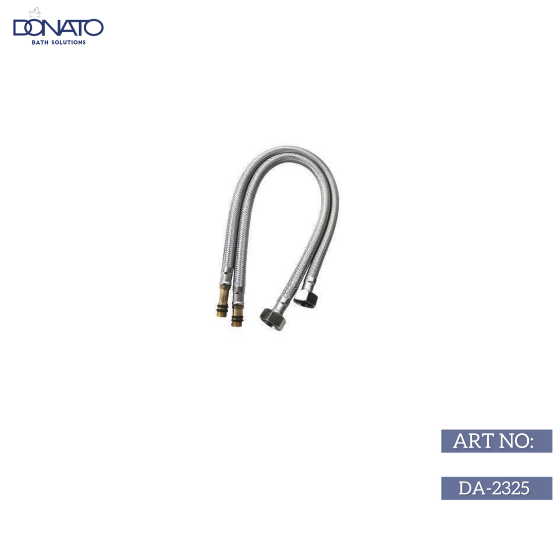 DONATO STAINLESS STEEL 18” INCHES CONNECTION PIPE FOR SINGLE LEVER