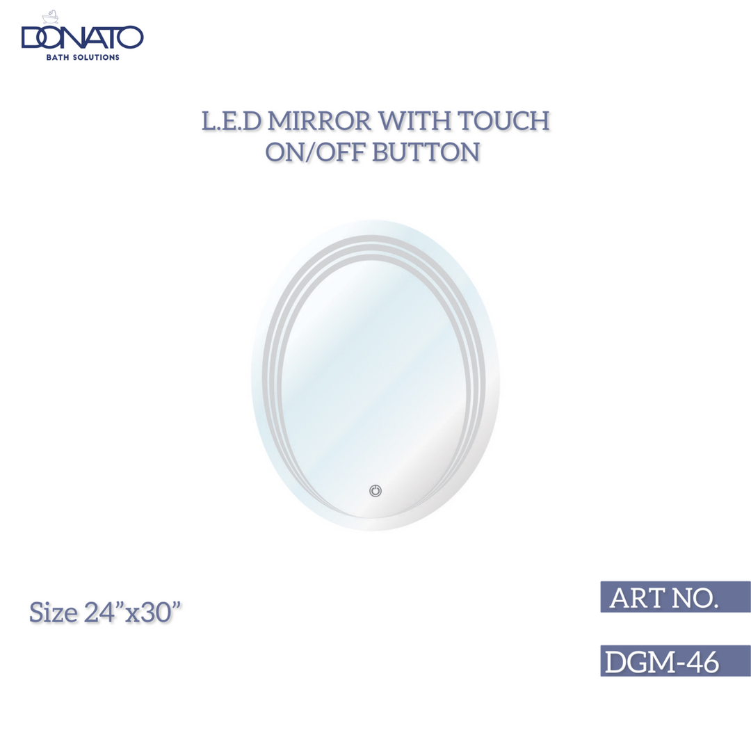 OVAL SHAPED LED MIRROR