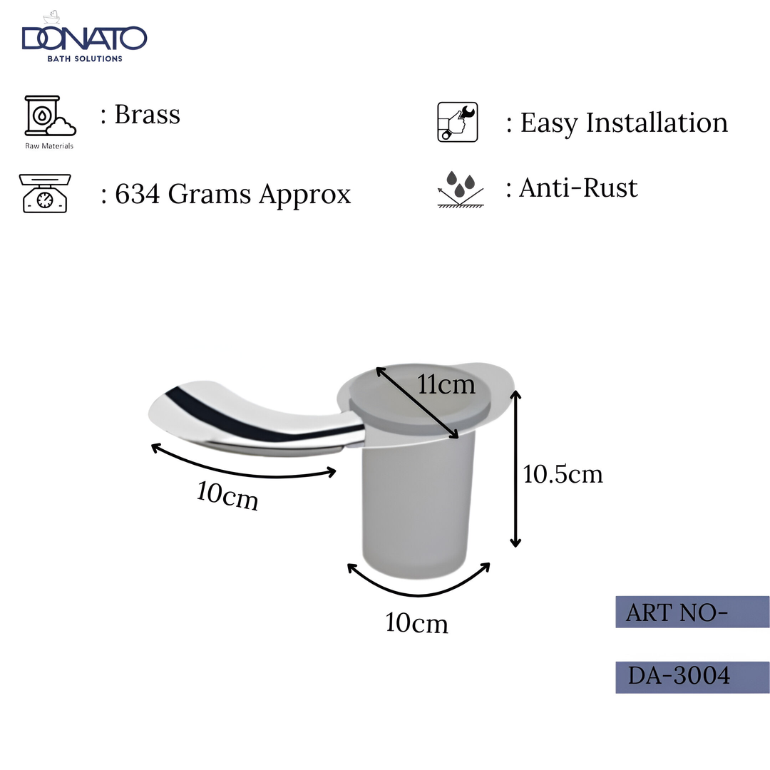 DONATO TUMBLER HOLDER- DROPLET (BRASS)