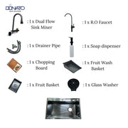 DONATO WATERFALL KITCHEN SINK